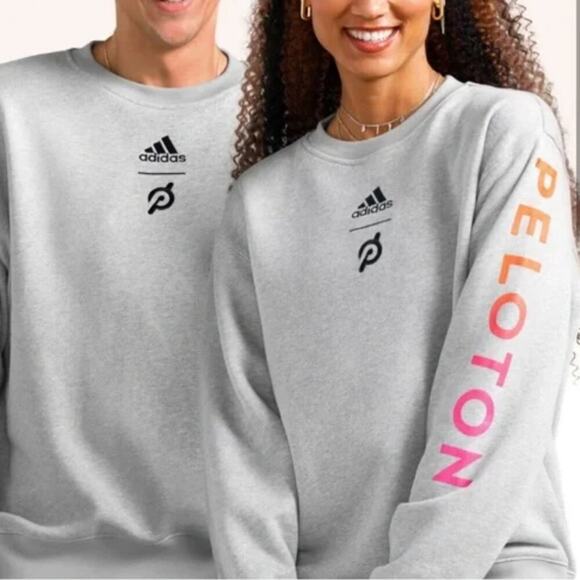 Adidas x Peloton Grey Crewneck Sweatshirt size XL - Picture 1 of 9